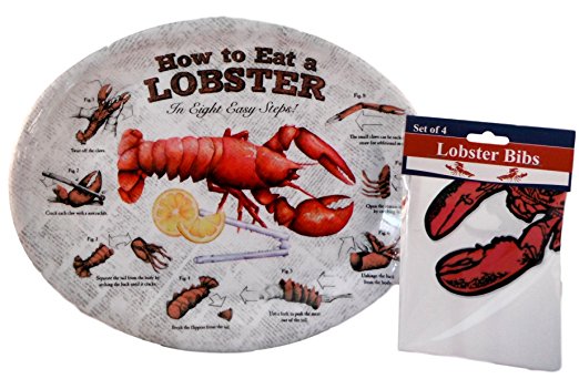 LOBSTER PLATTER AND BIBS