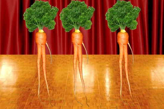 EXERCISE DANCING CARROTS