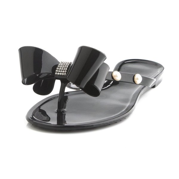 WOMEN'S JELLY BOW FLIP FLOPS FROM FOLIO TRENDS 2018